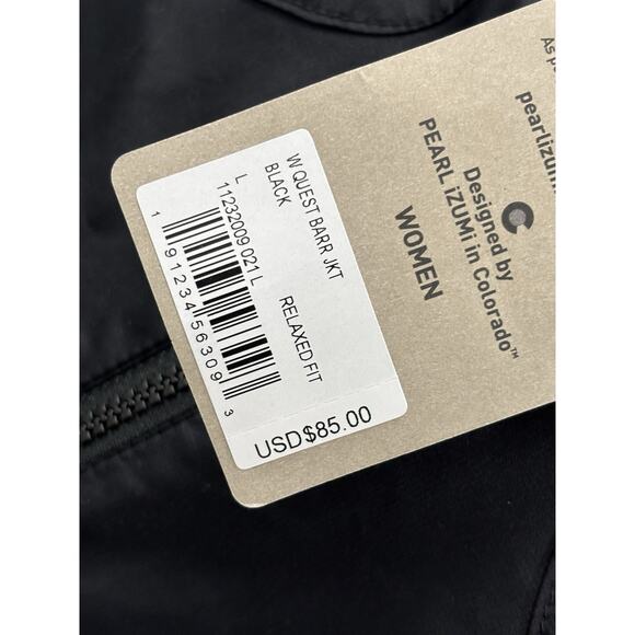 Pearl Izumi Quest Barrier Cycling Jacket Women’s Large Black $85 - Picture 3 of 14